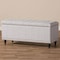 Baxton Studio Kaylee Beige Upholstered Button-Tufting Storage Ottoman Bench 128-7054 - alternate 8